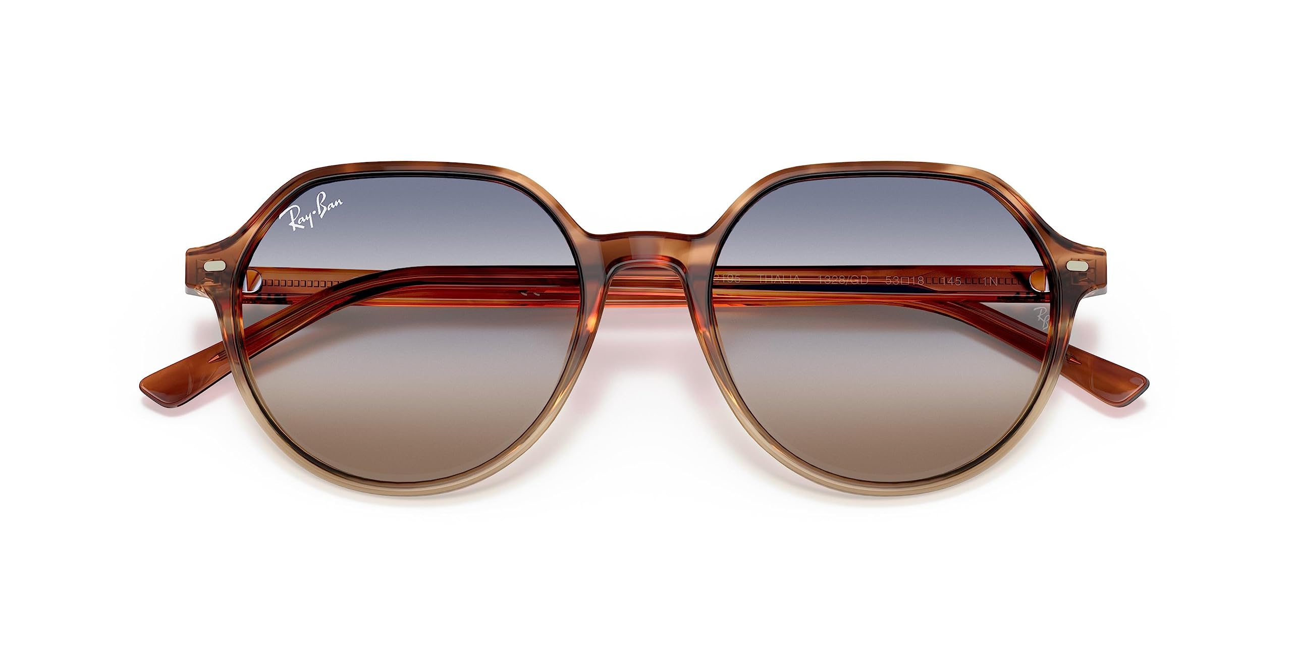 Ray-Ban RB2195 Thalia Square Sunglasses for Women - Classic UV Protection, Polarized Lenses - Perfect for Driving, Beach & Outdoor Activities