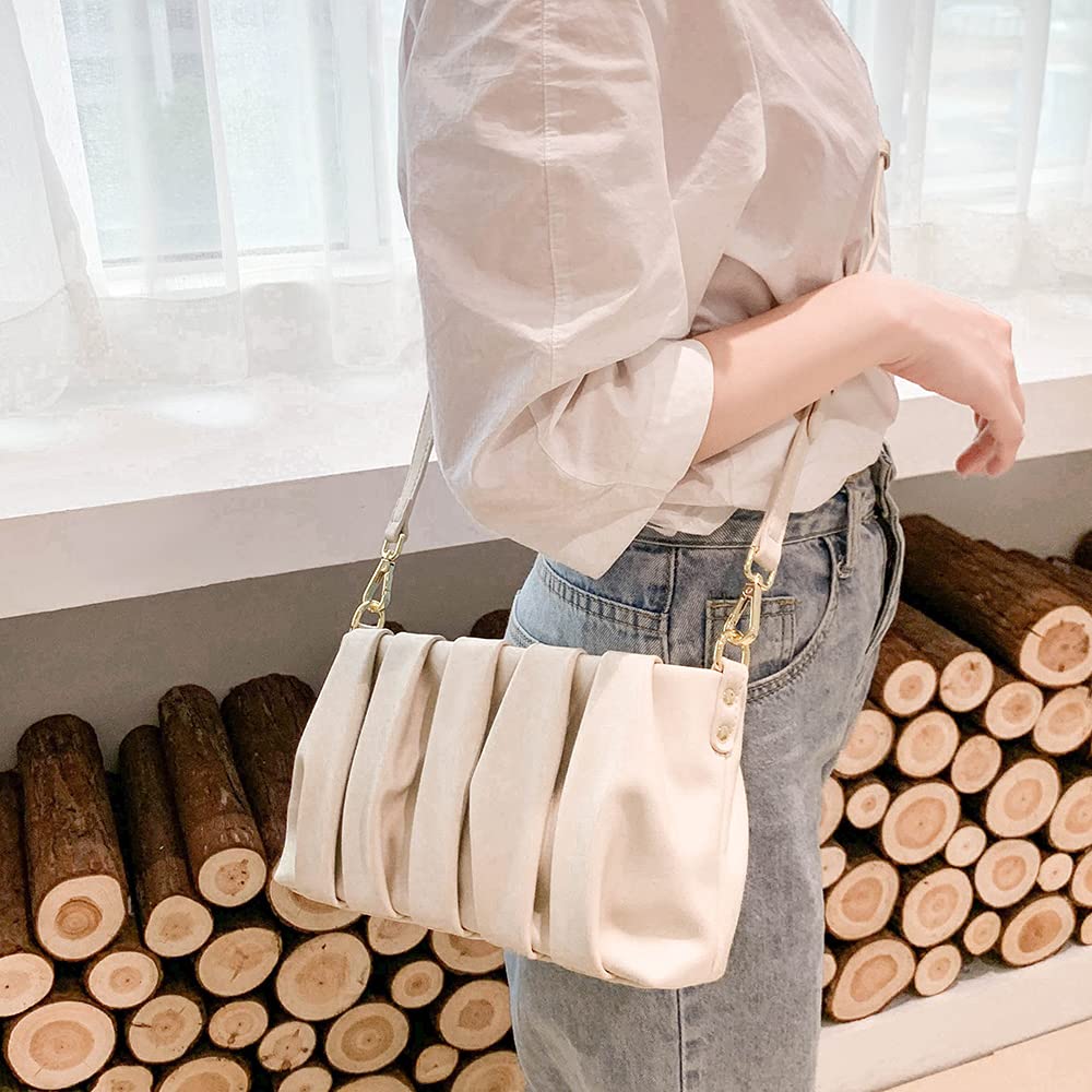 Quilted Crossbody Bags for Women - Small Shoulder Bag Pouch Satchel Purse - Fashionable Dumpling Handbag Hobo Bag for Daily Use, Travel & Shopping