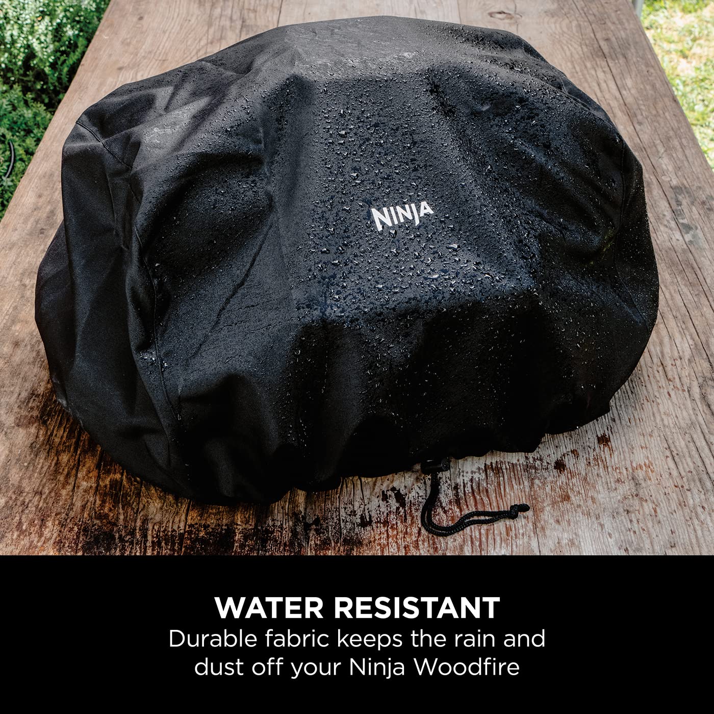 Ninja Woodfire Grill Cover - Waterproof & UV-Resistant Official Accessory for OG700 Series Electric BBQ Grill | Outdoor Cooking & Backyard Grilling Protection | Black