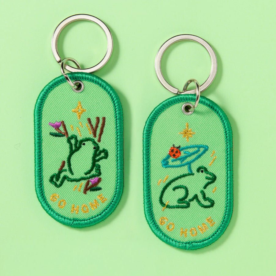 2/8b Pair Key Ring / Iroha - Durable Stainless Steel Keychain Set for Home, Office & Travel - Perfect for Organizing Keys, Gifts & Everyday Carry (ECG)