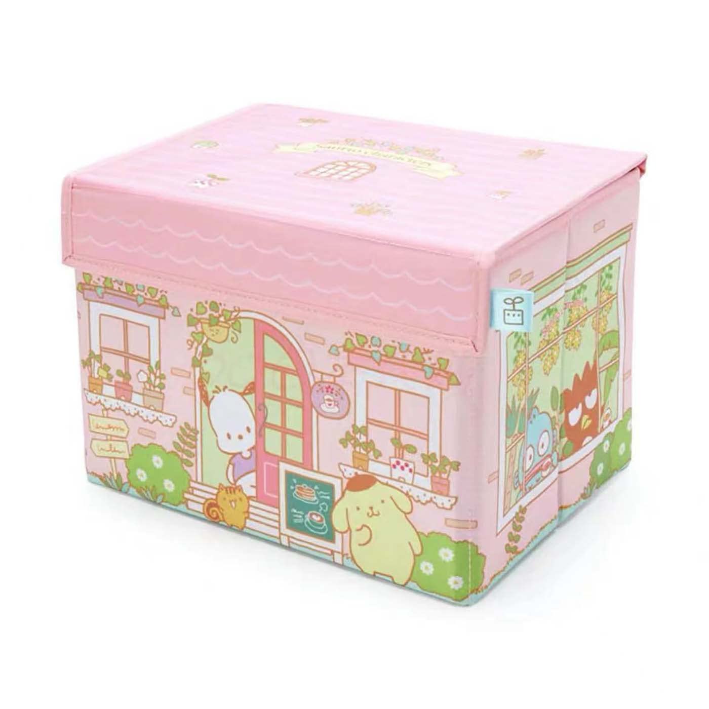 Cartoon Foldable Storage Box for Toys, Snacks, Clothes - Pink Organizer for Home, Dorm & Student Use | Perfect for Bedroom, Kids Room & College Organization