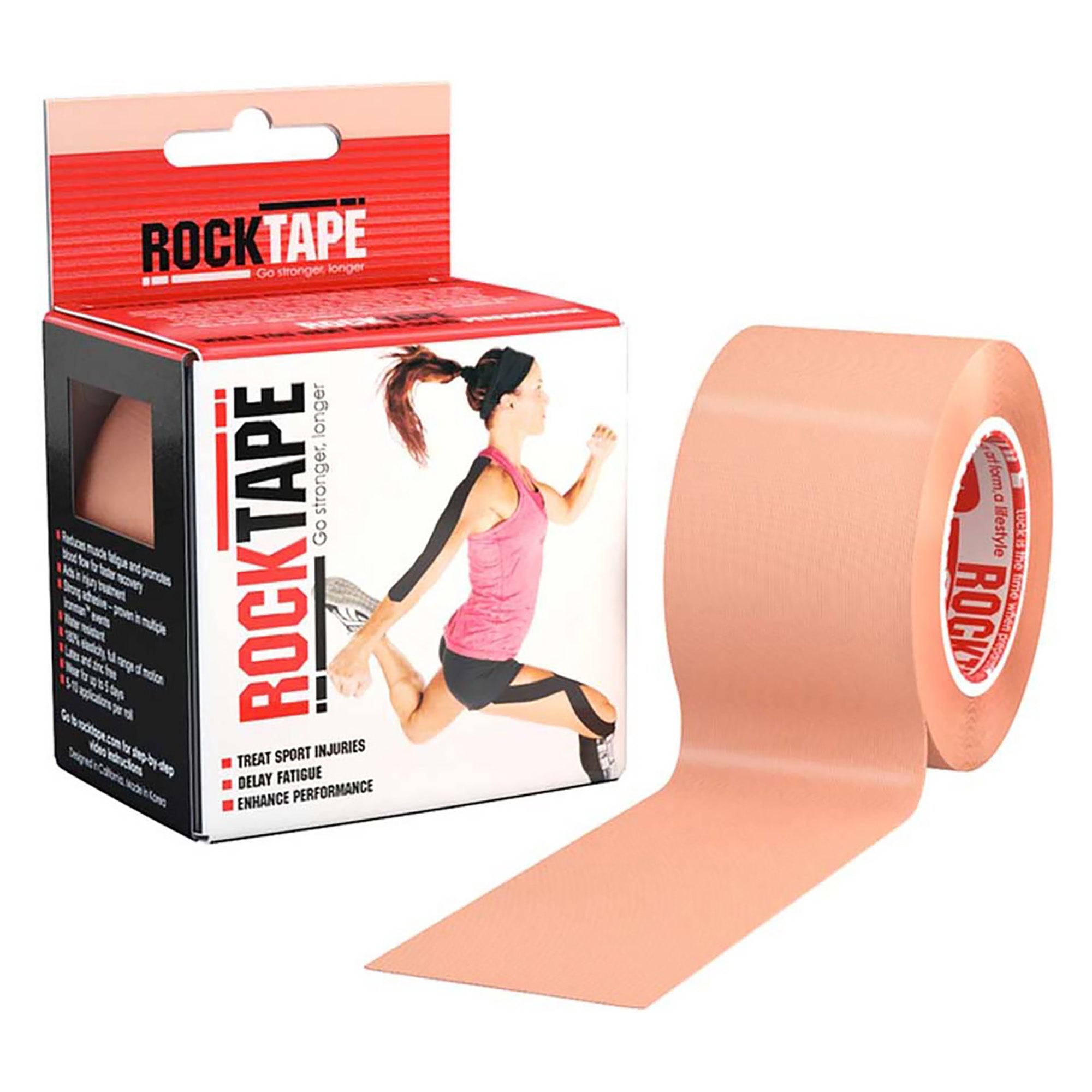 5m x 5cm Elastic Sports Tape - Premium Kinesiology Tape for Athletes, Workout Recovery & Joint Support - Ideal for Running, Gym, Yoga & Physical Therapy