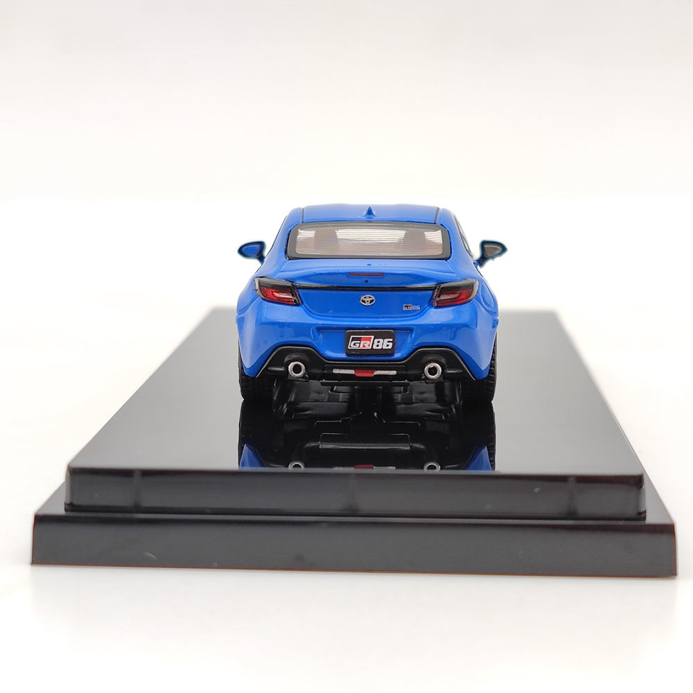 1/64 Scale TOYOTA GR86 RZ 3BA ZN8 Blue Diecast Model Car - Limited Edition Collectible Toy Vehicle for Adults & Kids - Perfect for Display, Racing Games, and Car Enthusiast Gifts
