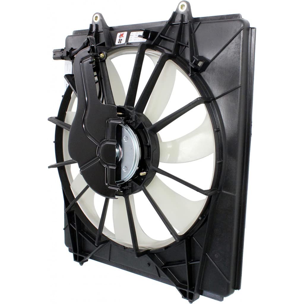2011-2017 Honda Odyssey AC Condenser Fan Assembly Replacement - Single Fan Compatible with HO3113131 & 38616RV0A01-PFM | Perfect for Summer Cooling & AC System Repair
