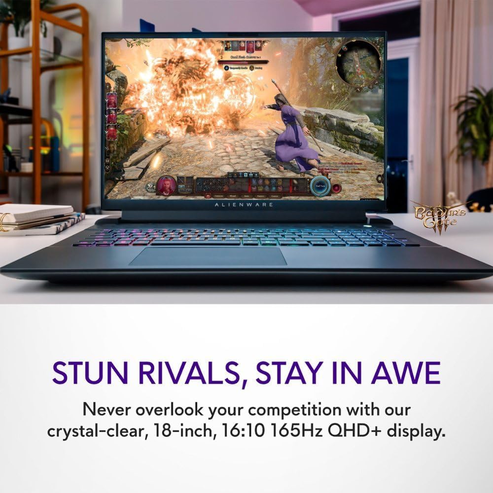Alienware M18 R2 Gaming Laptop - i9 RTX 4080 for Pro Gaming & Streaming