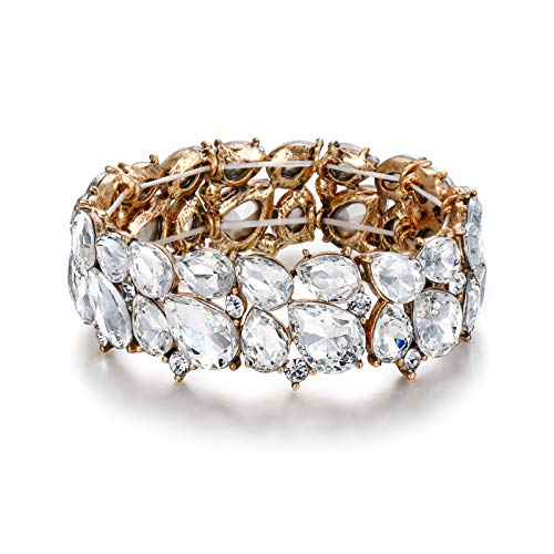 Clear Antique Gold-Tone