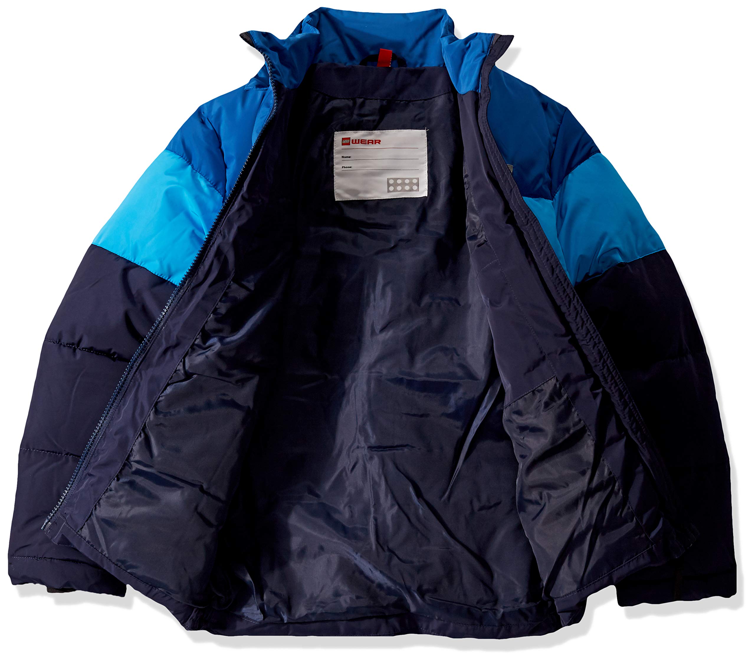 LEGO Wear Kids Jacket with Detachable Hood & Phone Pocket - Waterproof Windbreaker for Boys & Girls - Perfect for School, Outdoor Play & Winter Activities