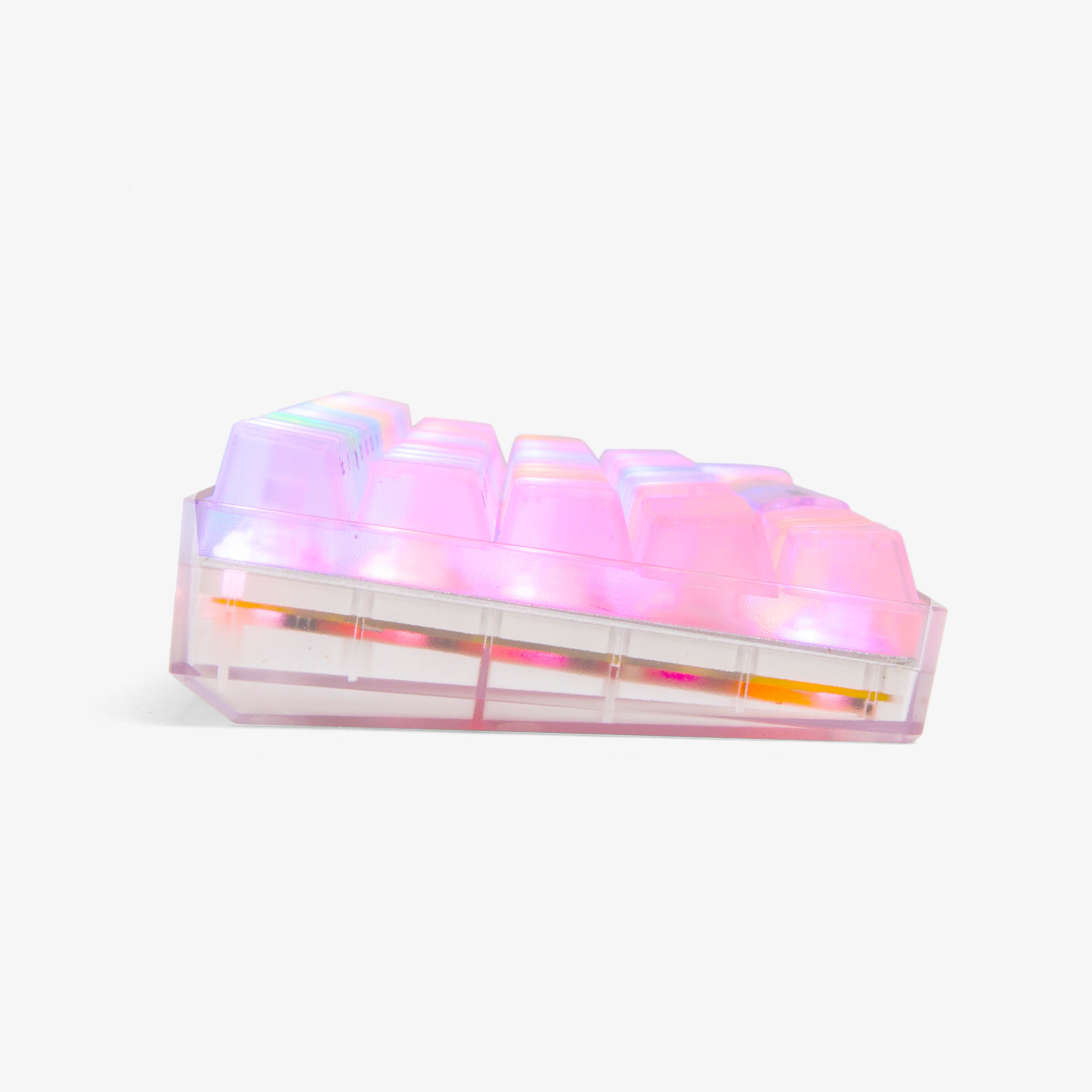 PRIX x Higround Silent Crystal Mechanical Keyboard - Ultra Quiet Gaming & Office Keyboard with RGB Backlight - Perfect for Esports, Typing & Work from Home