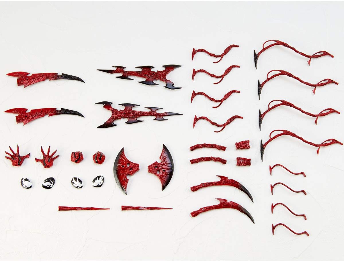 Amazing Yamaguchi Revoltech No. 008 Carnage Action Figure - Highly Articulated Collectible for Marvel Fans | Perfect for Display, Photography & Cosplay Inspiration