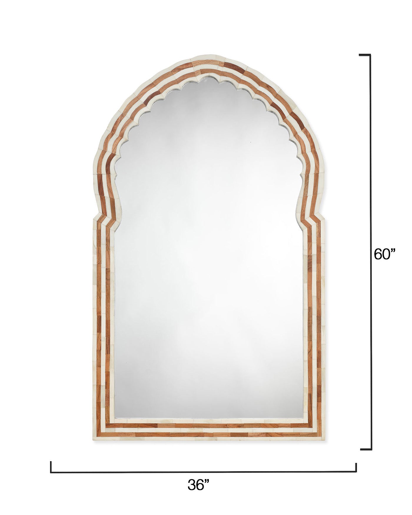 Bardot Mirror - Elegant Wall Mirror for Home Decor, Bedroom & Living Room | Perfect for Vanity, Entryway & Makeup Area