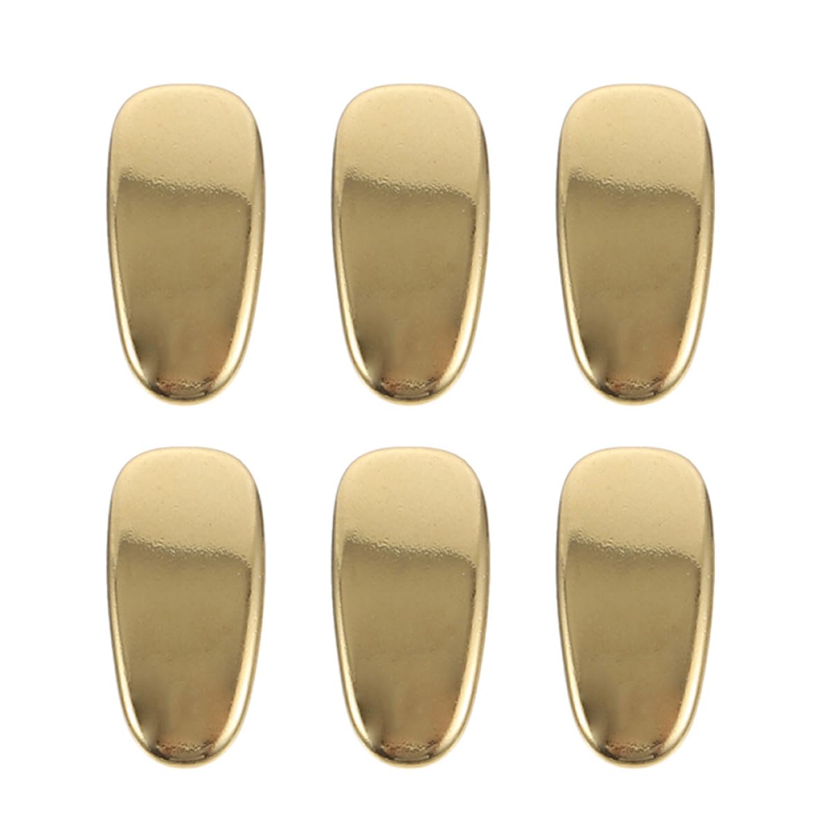 ULTECHNOVO 6-Pack Metal Nose Pads for Glasses - Comfortable Nose Support & Anti-Slip Eyewear Accessories (Suitable for Reading, Driving & Daily Use)