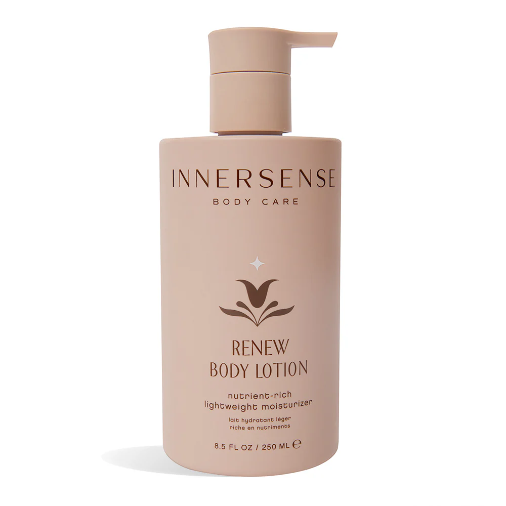 INNERSENSE Organic Beauty Renew Body Lotion - Hydrating & Nourishing Moisturizer for Dry Skin | Vegan & Cruelty-Free | Perfect for Daily Use & Post-Workout Recovery