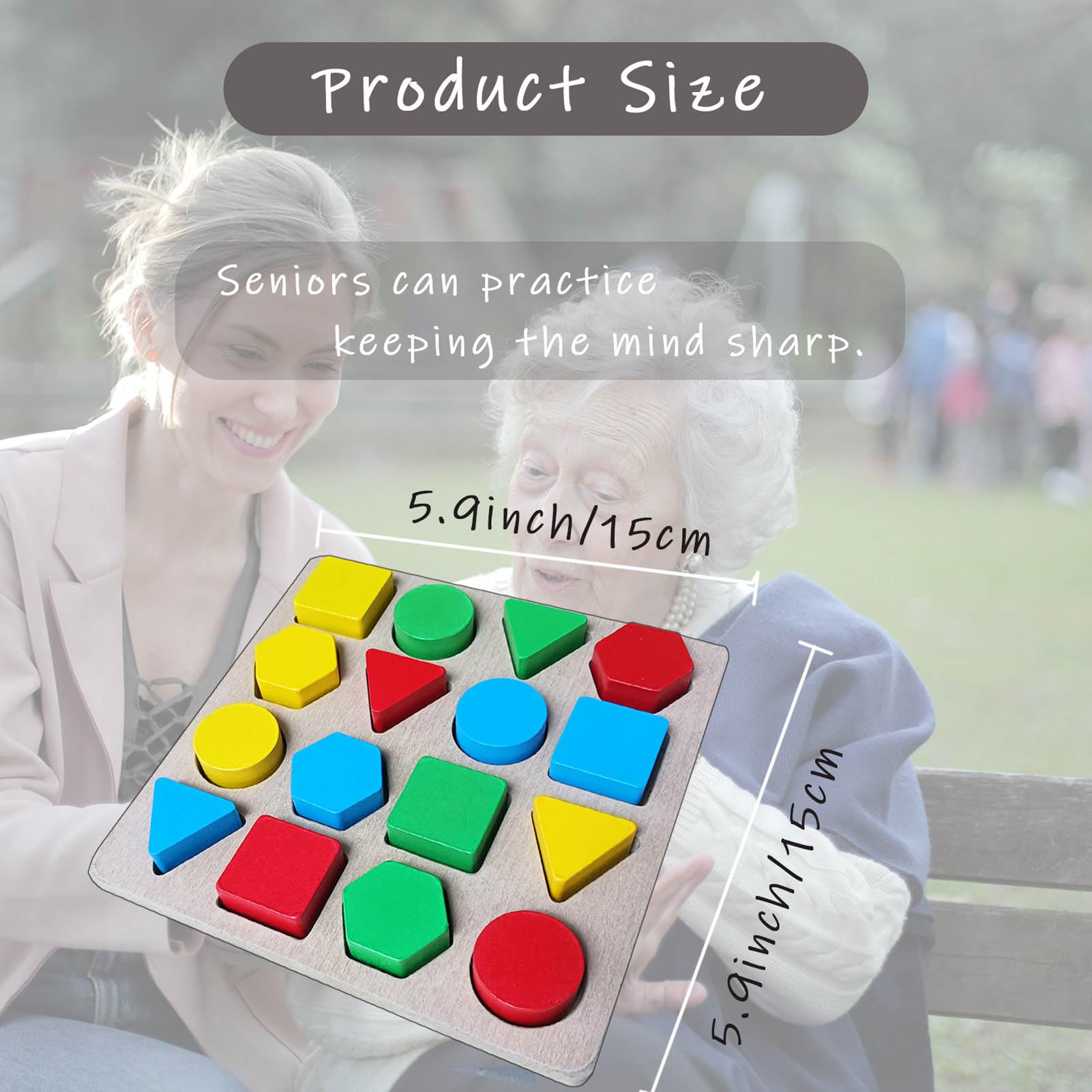 Dementia Puzzles for Seniors - Alzheimer's Cognitive Games for Elderly - Memory Activities & Gifts