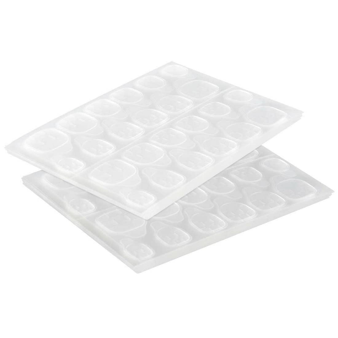 VOIISH Double-Sided Nail Adhesive Tape - 240 PCS Transparent Fake Nail Glue Stickers for Press-On Nails | Flexible & Strong Hold | Perfect for Manicures, Nail Art & Salon Use