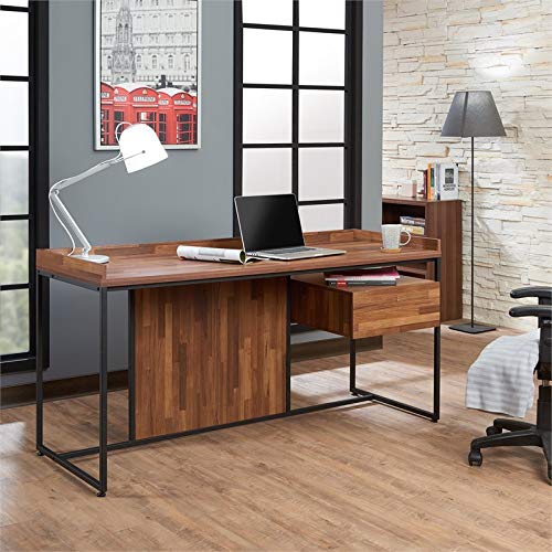 Acme Furniture 92445 Shea Desk - Modern Home Office Desk with Storage Drawer, Study Writing Table for Small Spaces - Perfect for Remote Work, Online Learning & Home Office Setup