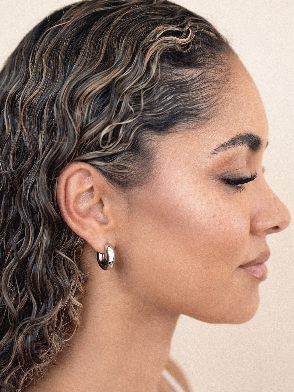 Mini Thick Classic Hoops - 14K Gold Plated Small Hoop Earrings for Women, Everyday Wear & Gift Giving