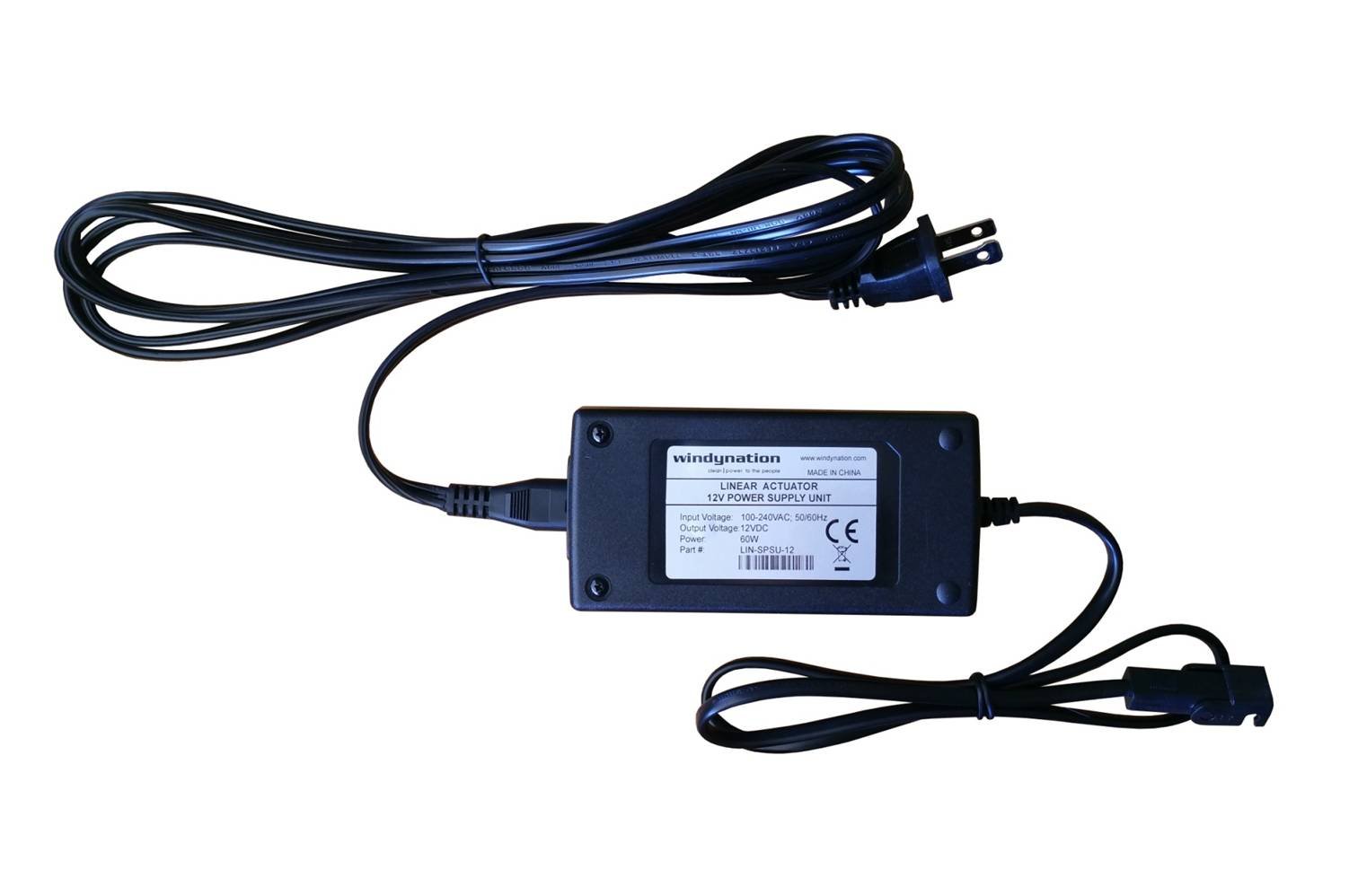 WindyNation 12V 225 lbs Linear Actuator Kit (2-Pack) with Power Supply, Wireless Remote, Mounting Brackets & Connectors - Perfect for RV, Boat, Solar Panels & Home Automation