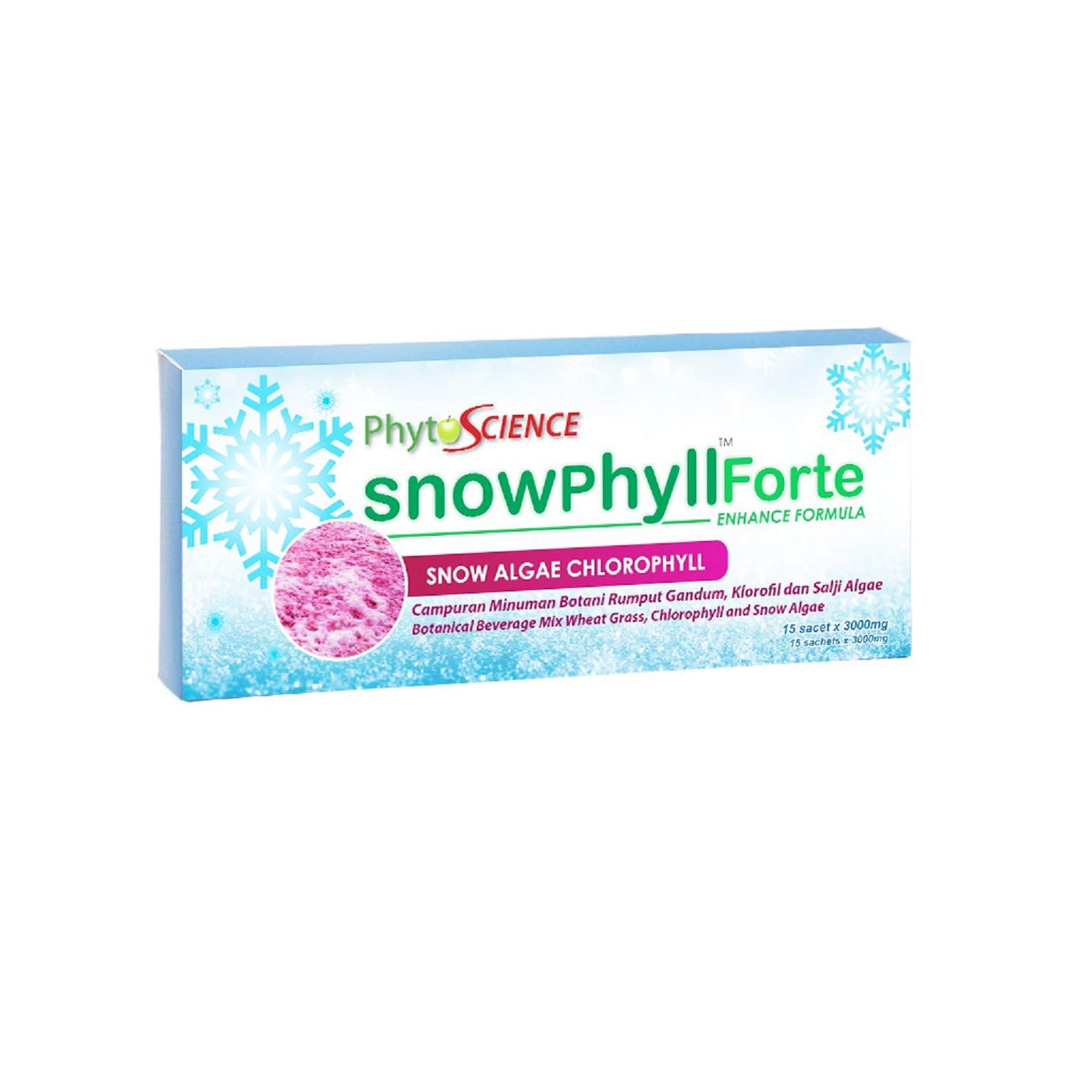 Phytoscience Snowphyll Forte Vitamins - 15 Sachets per Box | Immune Support & Energy Boost | Perfect for Travel & Daily Wellness