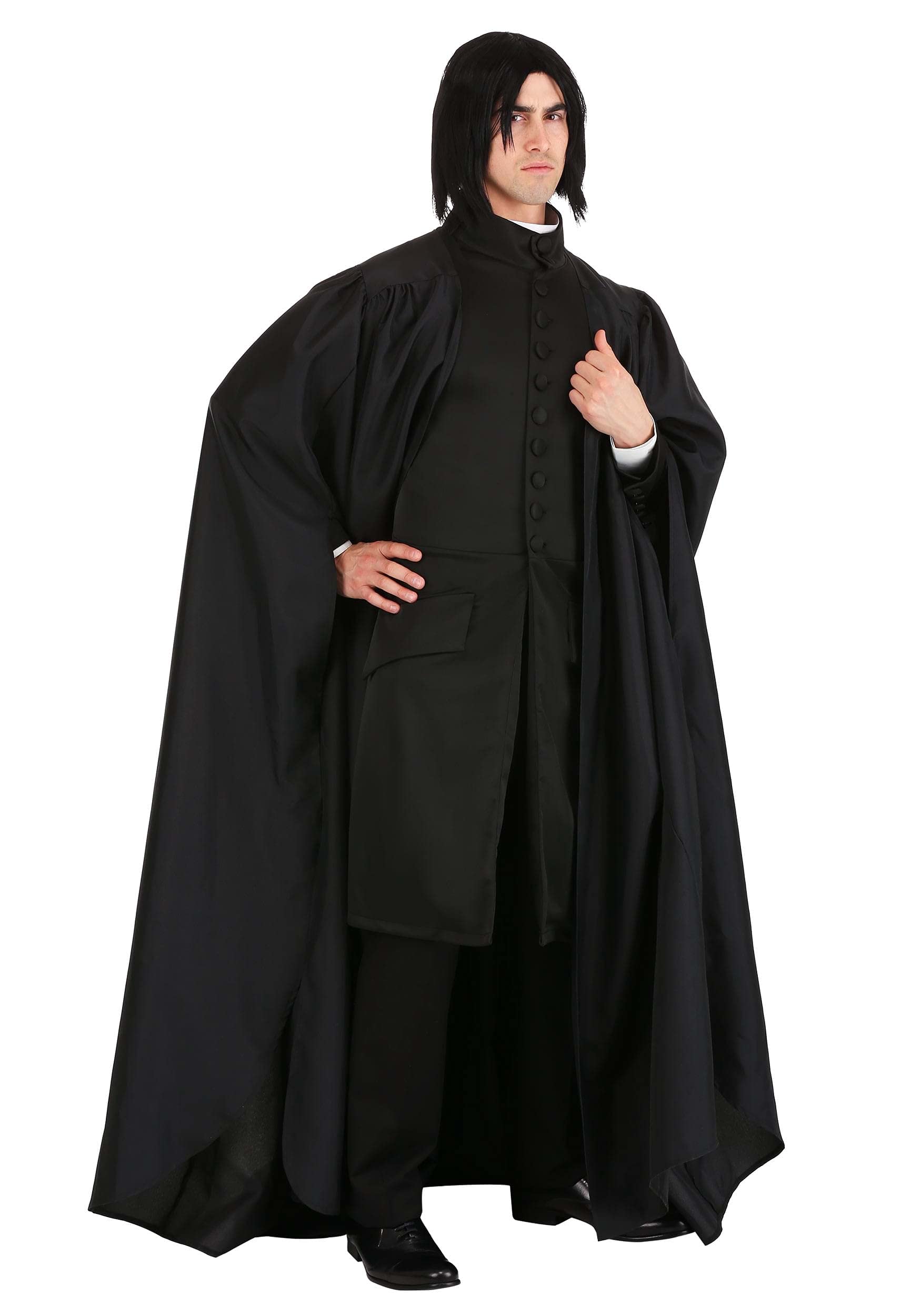 Premium Plus Size Harry Potter Snape Costume for Adults - 2XL | Official Licensed Halloween Cosplay Outfit | Perfect for Halloween Parties, Comic Con & Themed Events