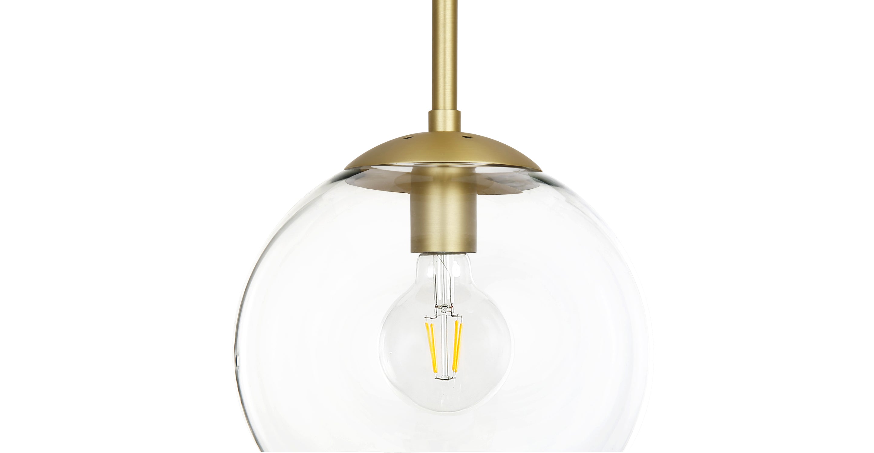 Modern Zeno Globe Ceiling Light Fixture - 12