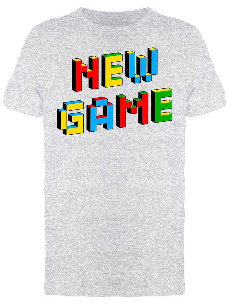 New Men's Graphic Game Tee - Comfortable Cotton T-Shirt for Casual Wear, Gaming & Everyday Outfits