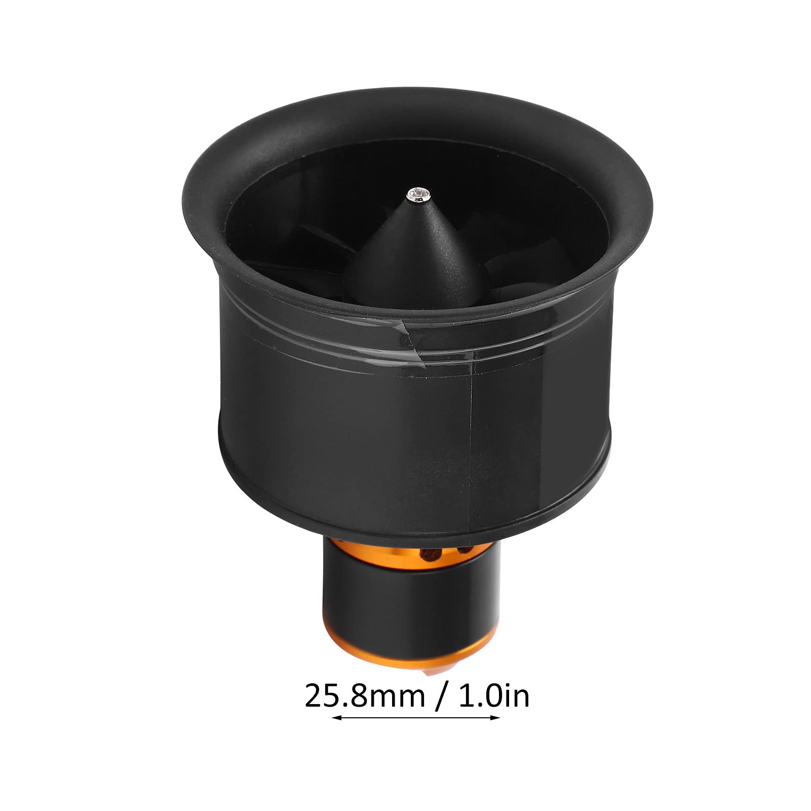 50mm EDF 12-Blade Ducted Fan with 34S Brushless Motor (CW) - High Performance RC Airplane Upgrade for Jet Models & DIY Drone Projects