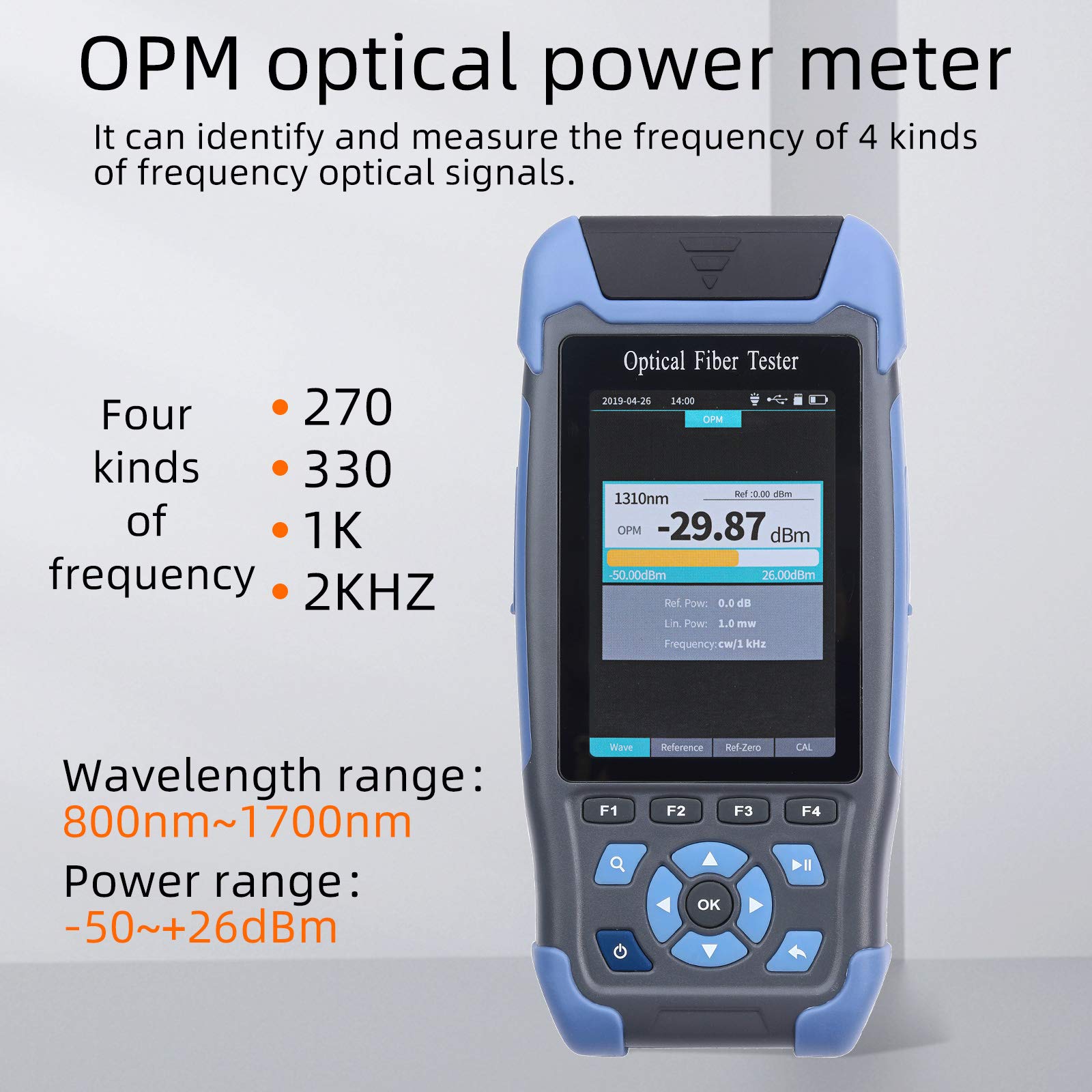 Professional 9-in-1 OTDR Fiber Optic Cable Tester with VFL, OLS, OPM & RJ45 Ethernet Testing - 900D-SC/FC UPC for Network Installation, Maintenance & Troubleshooting (Ideal for Telecom Engineers & Data Center Technicians)
