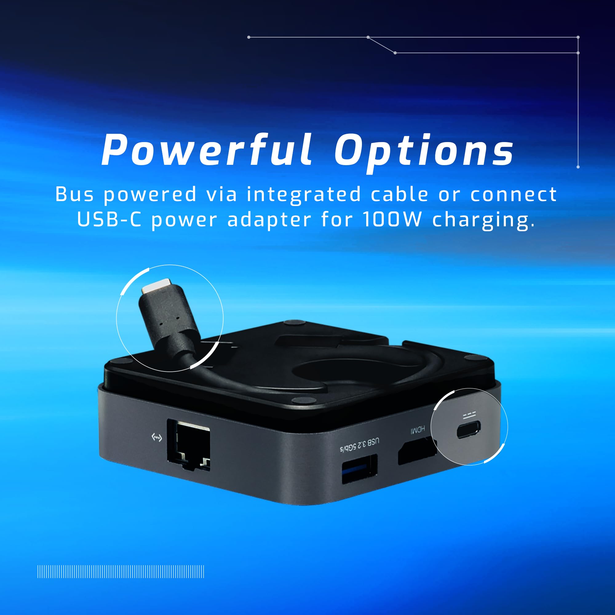 OWC USB-C Travel Dock E - 6-in-1 Portable Hub with 100W Power Delivery, 4K HDMI, USB 3.2, SD Card Reader & Gigabit Ethernet - Perfect for MacBook Pro/Air, iPad Pro & Thunderbolt 3 Laptops (Home Office & Travel Essential)