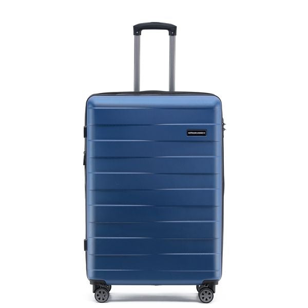 ALC250 3A VORTEX 3-Piece Luggage Set - Durable Spinner Suitcases with TSA Lock, Lightweight Blue Travel Luggage for Business Trips & Family Vacations