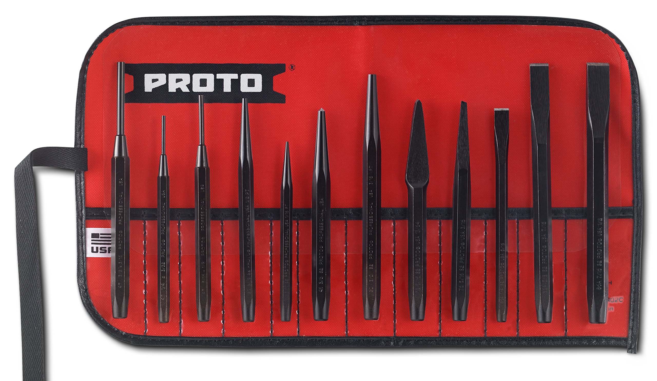 12-Piece Punch and Chisel Set for Metalworking, Wood Carving & DIY Projects - Durable Steel Tools for Professional & Home Use