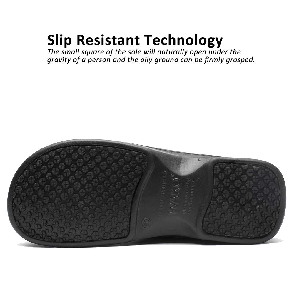 **Slip-Resistant Waterproof Chef Shoes for Men & Women - Comfortable Non-Slip Clogs for Kitchen, Restaurant, Nurse & Garden Work**    *(Perfect for chefs, nurses, restaurant staff, and gardeners who need durable, slip-proof footwear for long shifts!)*