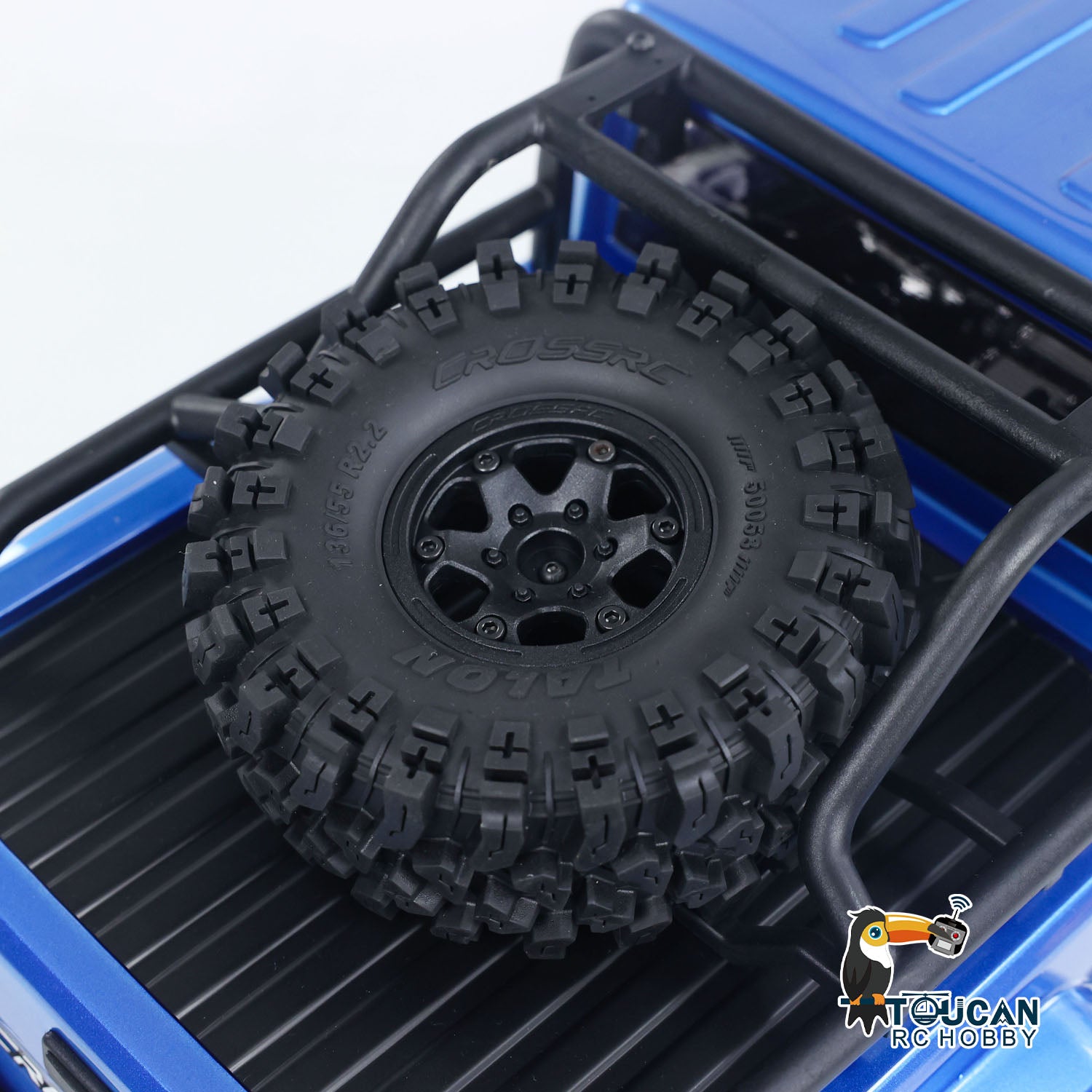 1/8 Scale CROSS RC EMOX 4WD Off-Road RC Crawler Truck with Light & Sound, 2-Speed Transmission - Ready-to-Run Hobby Grade Remote Control Car for Rock Crawling, Trail Adventures & Backyard Driving