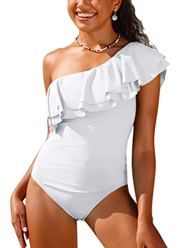 Double Big Ruffles White