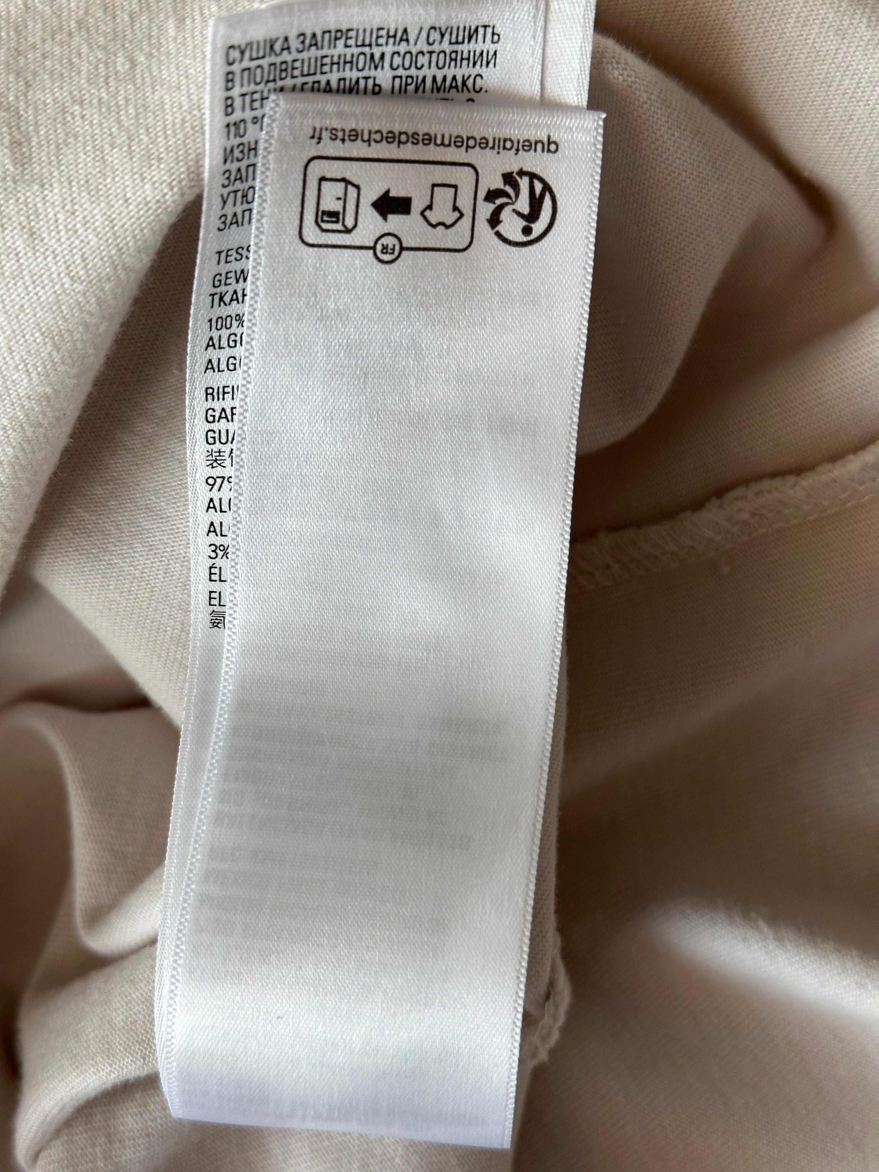 Balenciaga White & Reflective Grey Logo Active T-Shirt for Men - Stylish Casual Wear for Gym, Street Fashion & Everyday Outfits