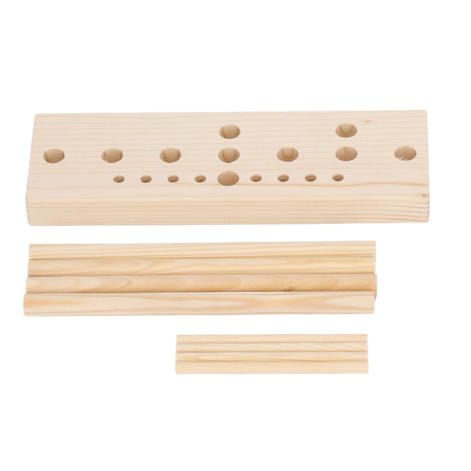 HEEPDD Wooden Ribbon Bow Maker Tool - DIY Gift Bows, Wreath Bows, Hair Bows & Corsages for Holiday Decorations, Party Supplies & Wreath Making - Perfect for Christmas, Weddings & Craft Projects