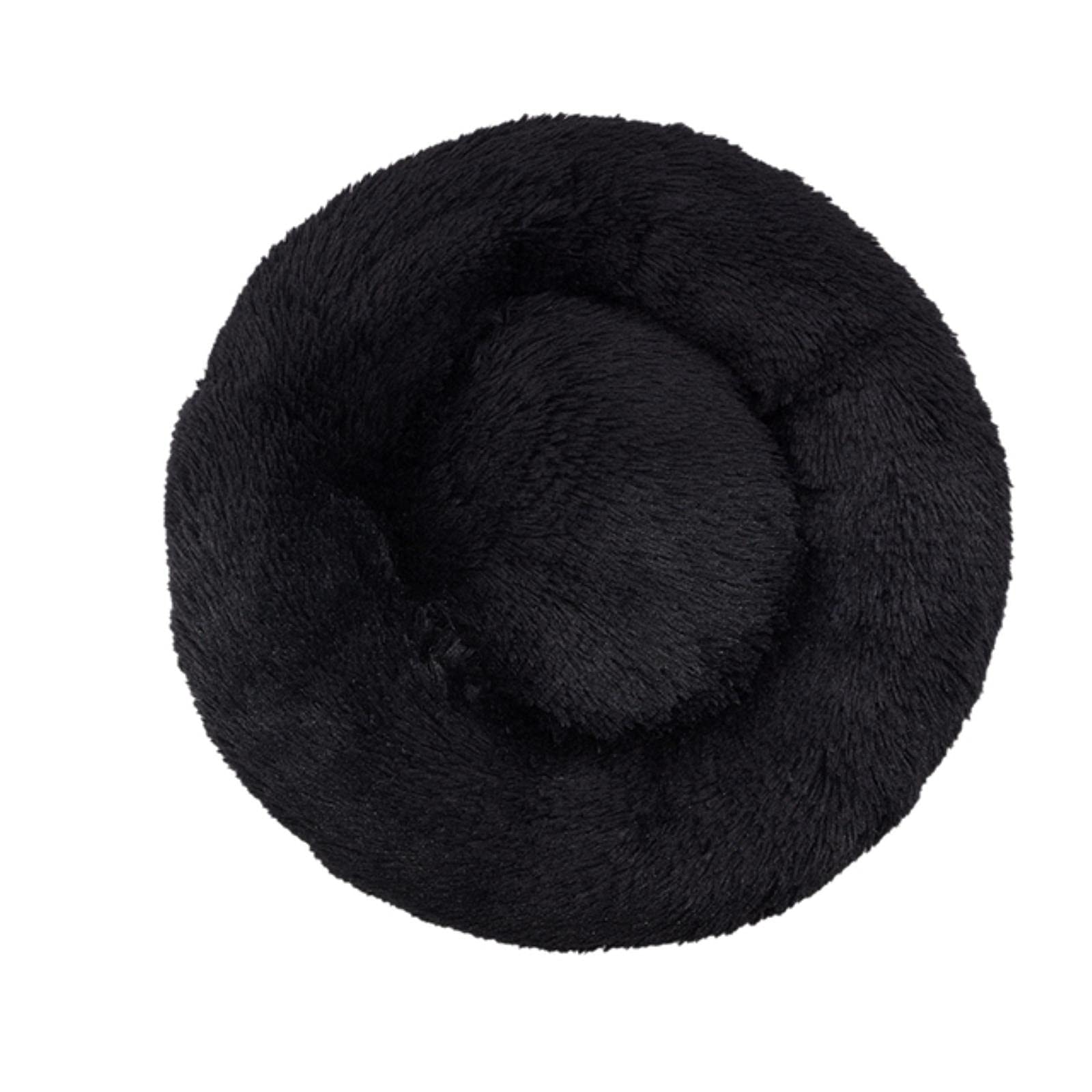 Ultra Soft Washable Round Donut Pet Bed for Dogs & Cats - Cozy Winter Warm Dog Kennel Cushion - Perfect for Small, Medium & Large Pets - Ideal for Home, Crate & Travel Use