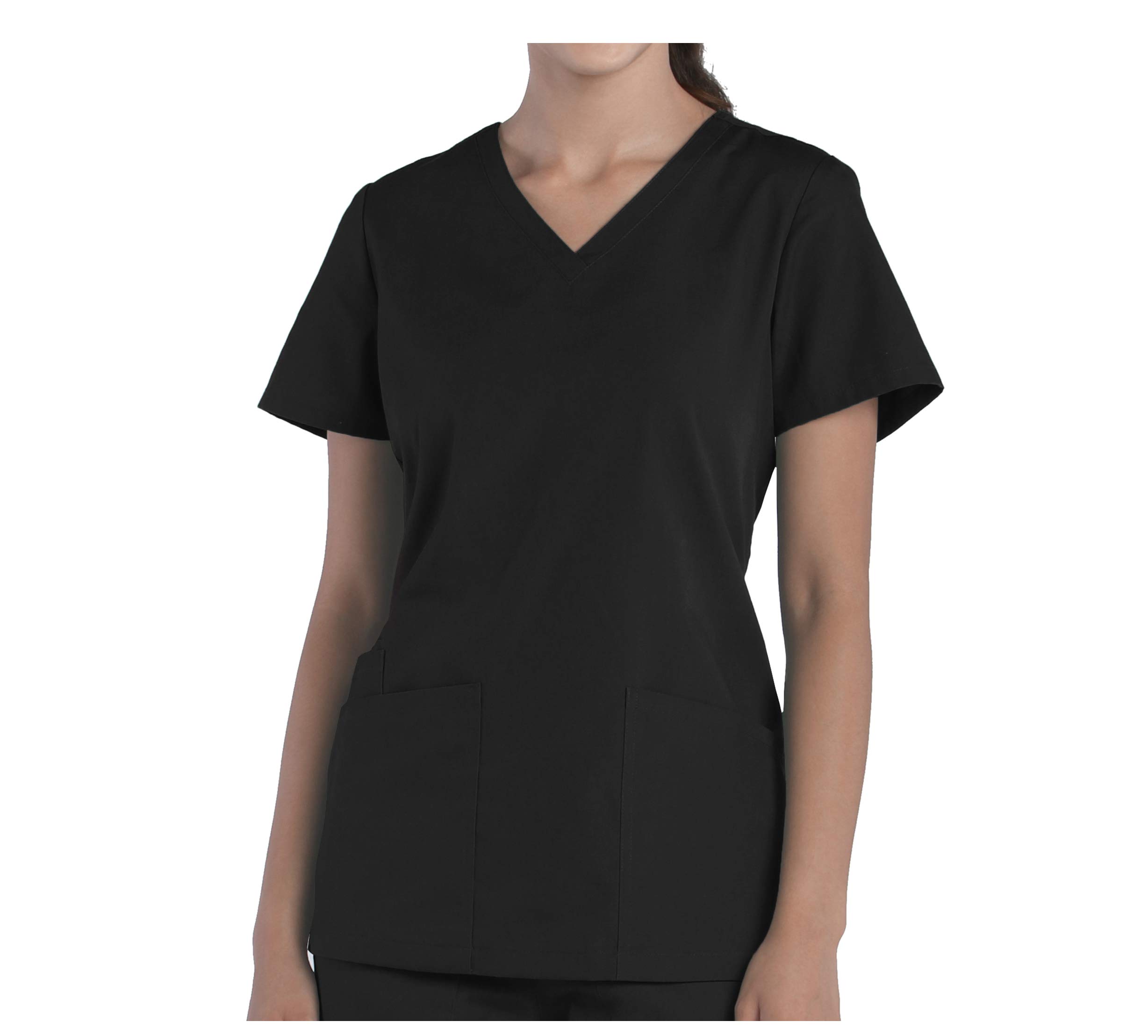 SFD Brands Medical Scrubs TRU Basic Women's Comfortable V-Neck Scrub Top - Soft Breathable Fabric for Nurses, Doctors & Healthcare Professionals - Perfect for Hospitals, Clinics & Long Shifts