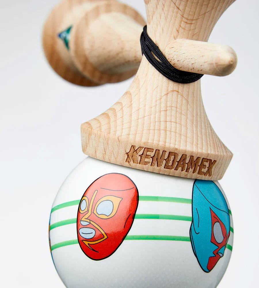 Premium Krom Kendamex Pro Model Kendama - Authentic Japanese Skill Toy for Beginners & Pros - Perfect for Stress Relief, Office Breaks & Outdoor Play