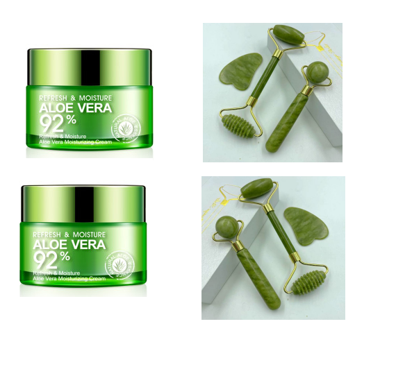 Aloe Vera Moisturizing Cream for Skin Care - Hydrating & Oil Control - Perfect for Daily Skincare Routine & Acne-Prone Skin