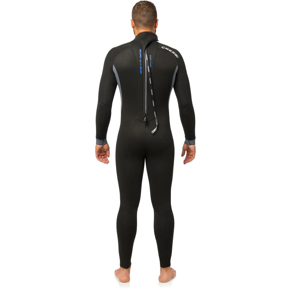 Cressi Fast 7mm Men's Wetsuit - Premium Neoprene Diving Suit for Scuba, Snorkeling & Spearfishing | Warm Water Protection & Maximum Mobility