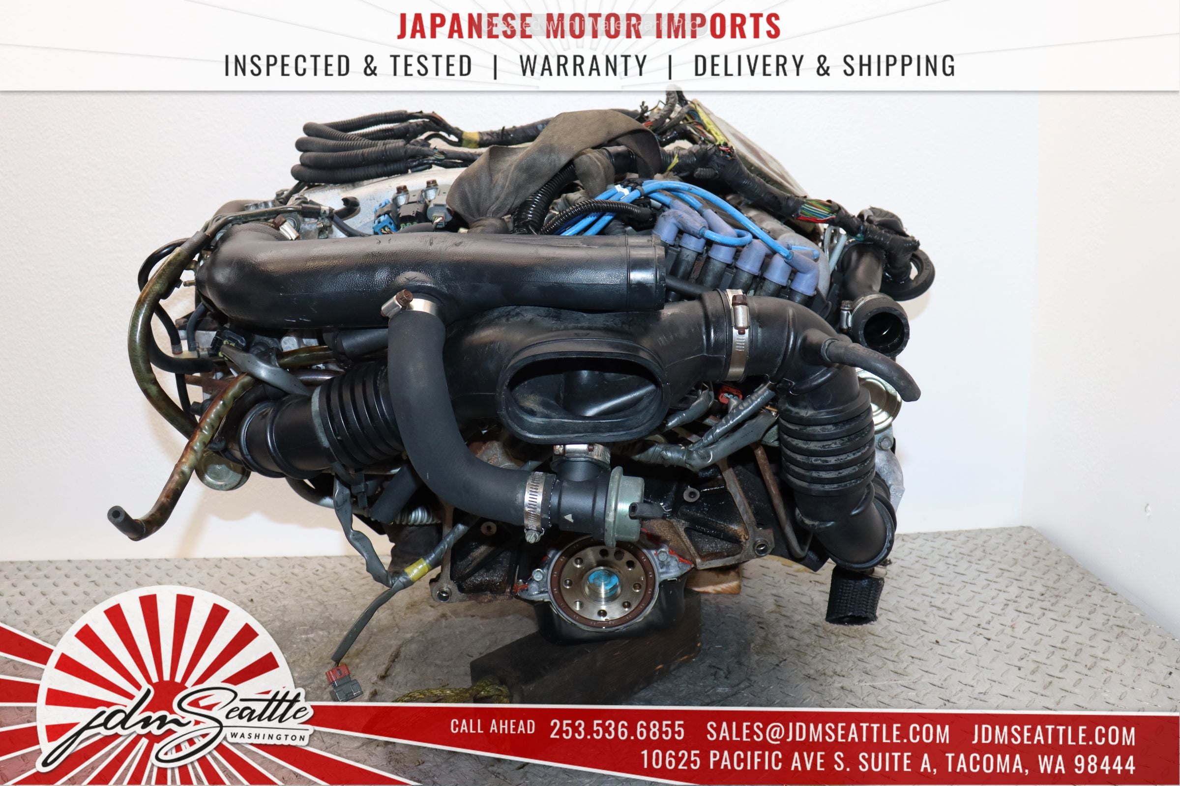 JDM 6G72TT 94-97 Mitsubishi 3000GT & Dodge Stealth Twin Turbo Engine - Core Only - Perfect for Performance Upgrades & Restoration Projects