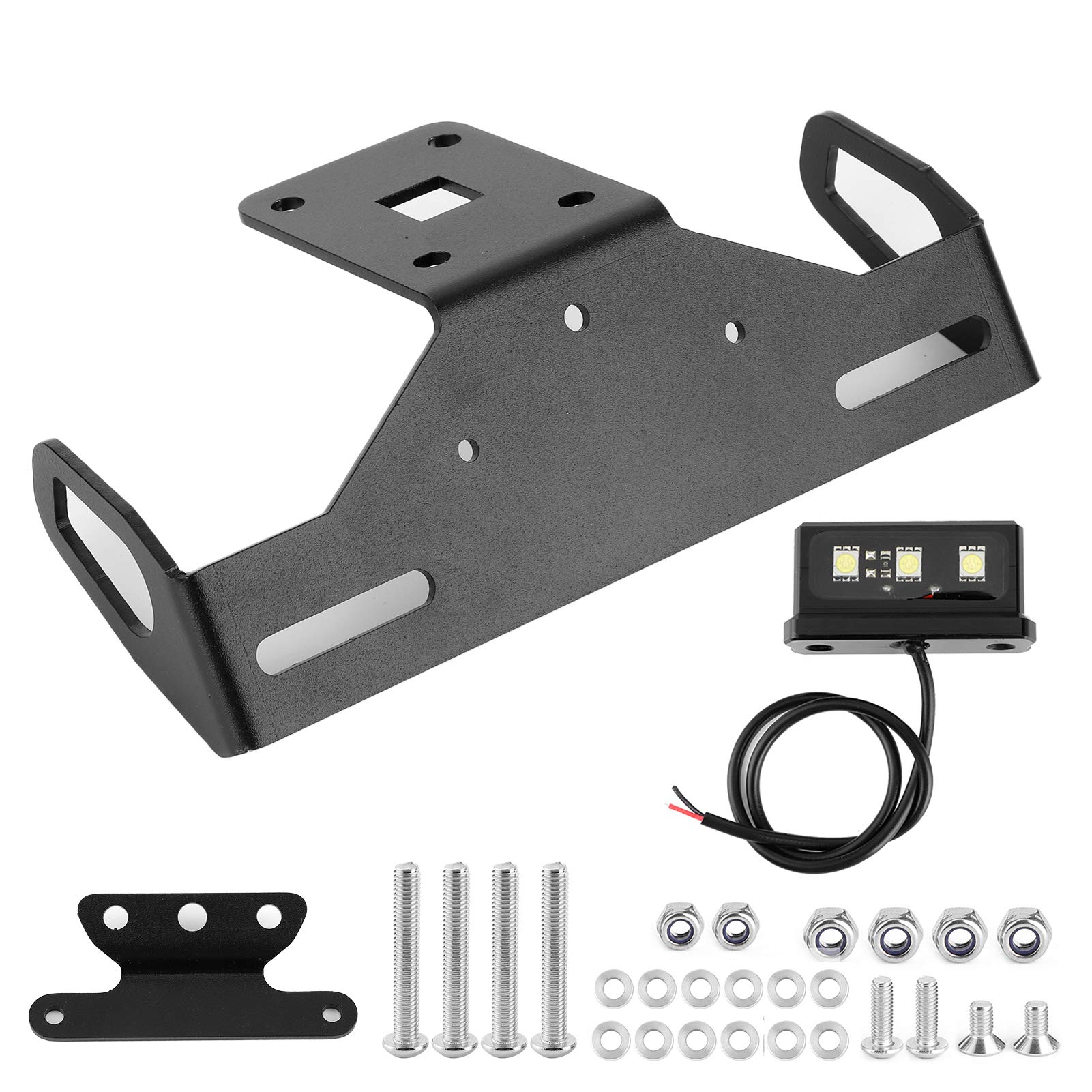 Motorcycle License Plate Holder for Kawasaki Z1000/R 2014-2020 - Tail Tidy Kit for Street Bikes