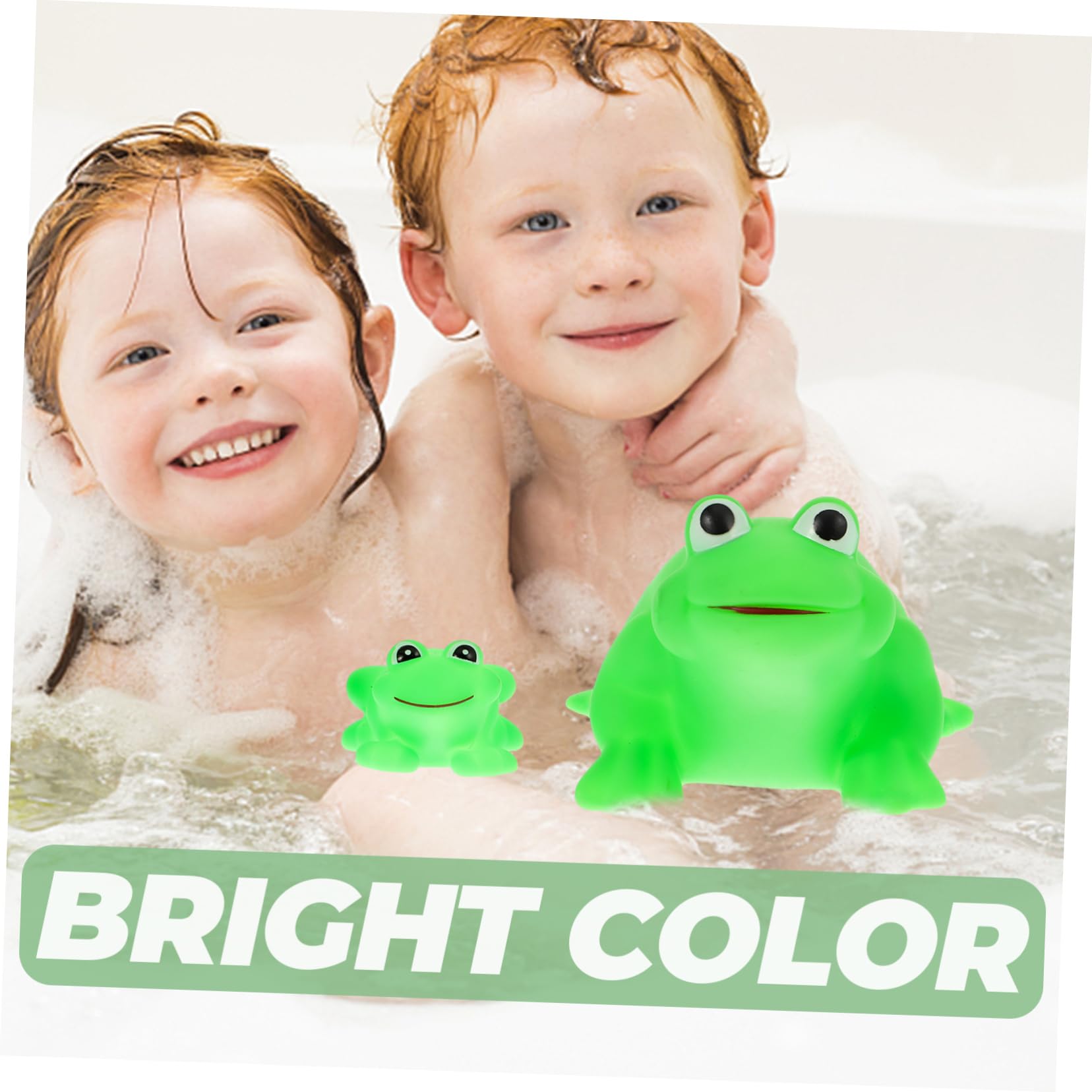 HEMOTON 18-Piece Animal Shaped Bath Toys for Kids - Floating & Squirt Water Play Set, Pool & Bathtub Toys for Toddlers, Fun Shower Time Learning Toys (Green) - Perfect for Indoor/Outdoor Water Play, Bath Time Fun & Sensory Development
