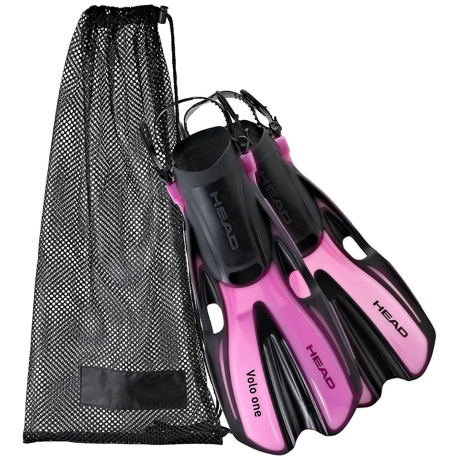 Mares Volo One Snorkeling Fins with Mesh Storage Bag - Lightweight & Comfortable for Scuba Diving, Swimming & Beach Vacations