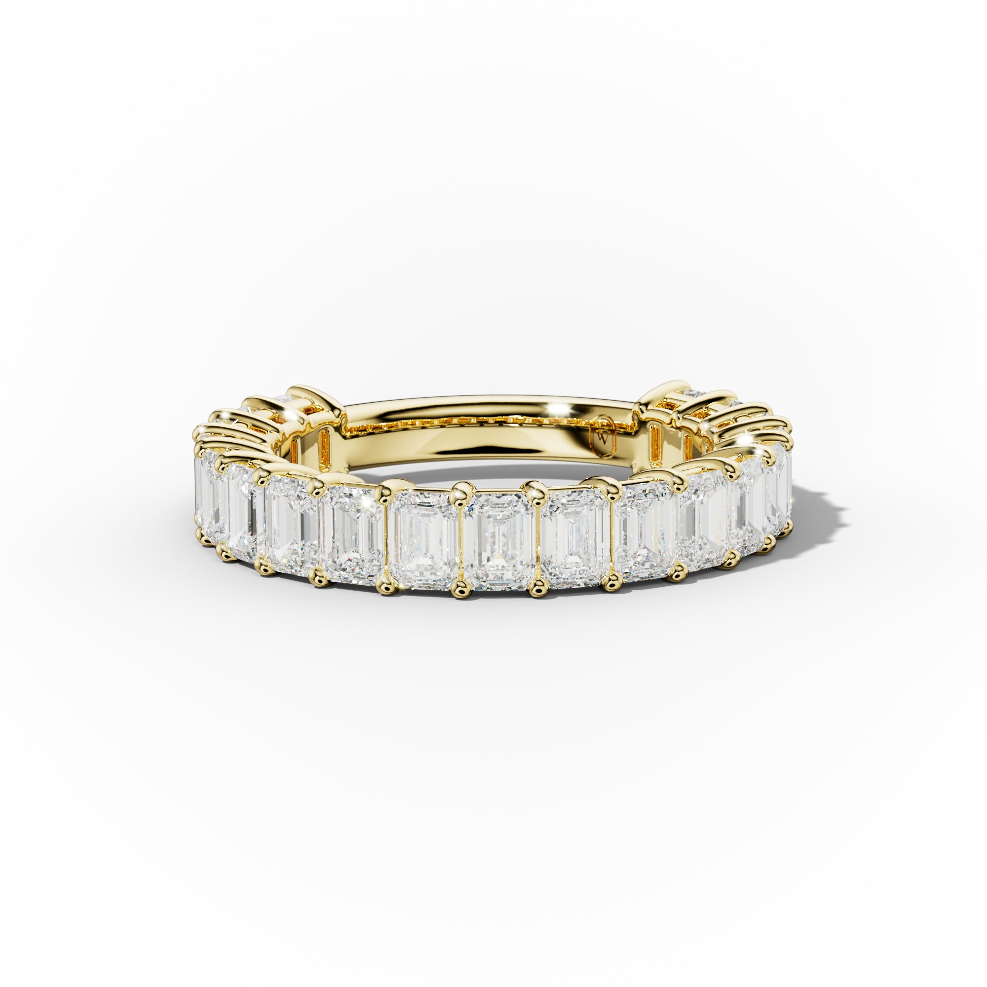 3.0 Carat Emerald Cut Diamond Anniversary Band Ring for Women - Elegant Wedding, Engagement & Special Occasion Jewelry Gift