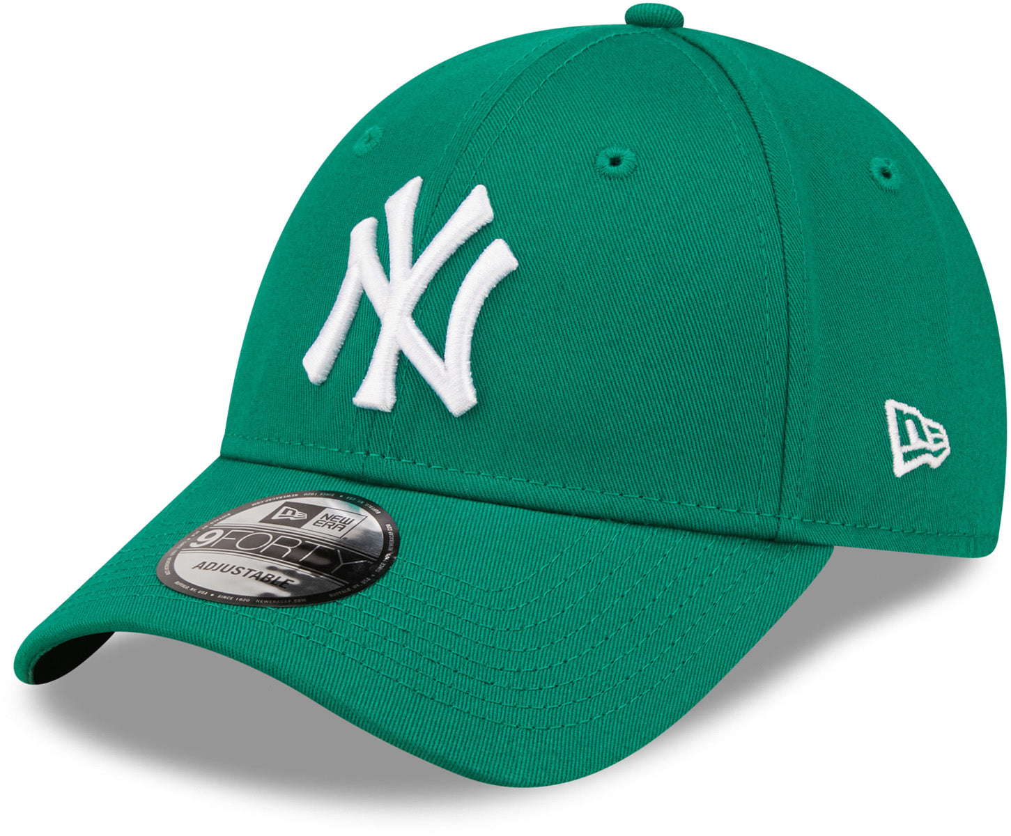 New York Yankees Kelly Green Baseball Cap for Women - New Era 9Forty Essential Adjustable Snapback Hat - Perfect for Baseball Games, Sports Events & Casual Outfits