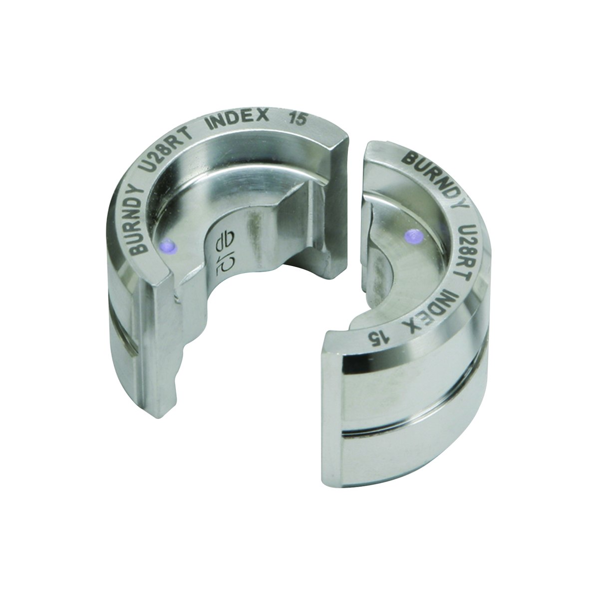 Burndy U165 U205 U-Die Set for Hydraulic Crimping Tools - Compatible with Lug Crimping Dies | Electrical Cable Connectors, Industrial Wiring & Power Line Installation