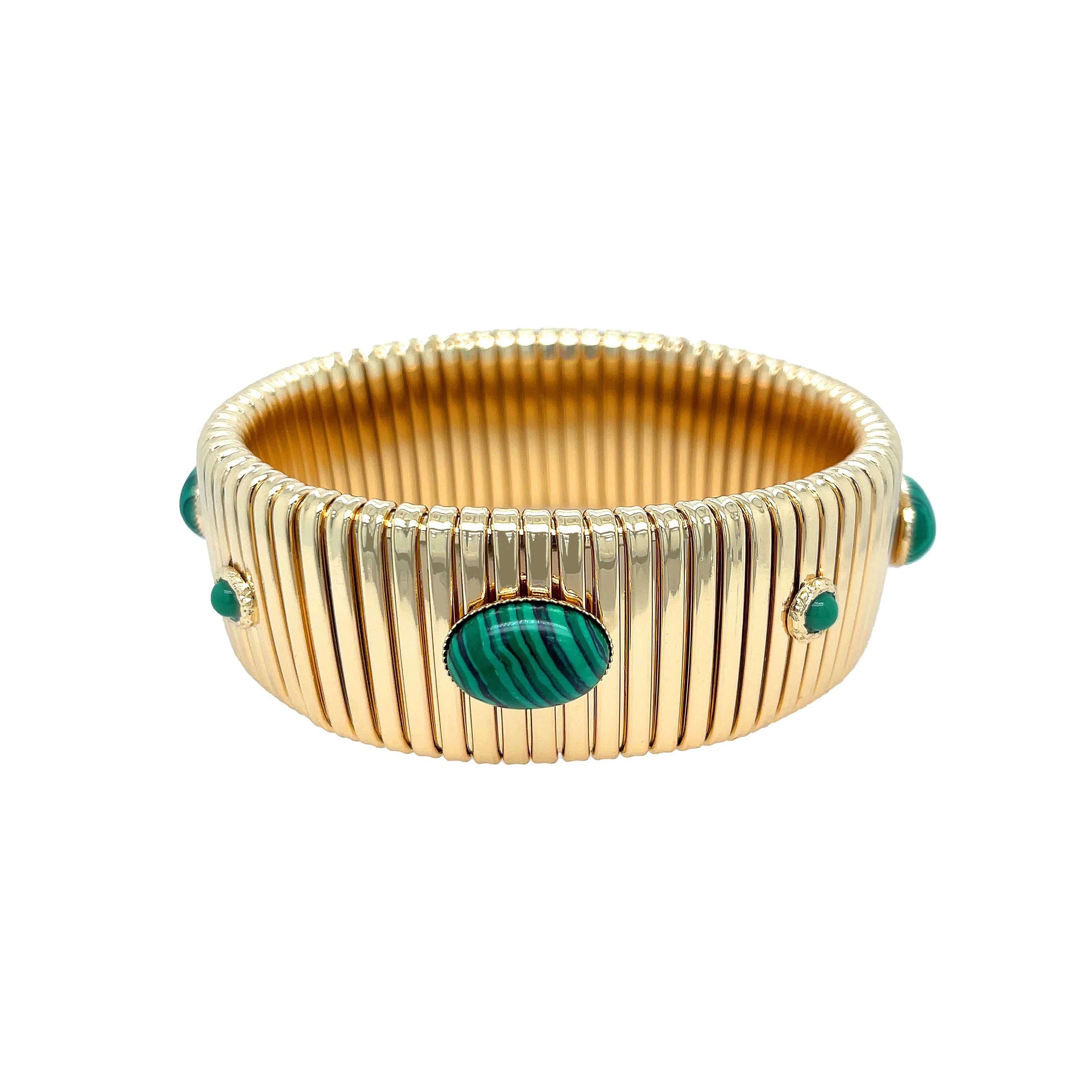 Stylish Cobra Flex Color Stone Bracelet for Women - Trendy Adjustable Beaded Jewelry for Casual Wear & Gift Giving