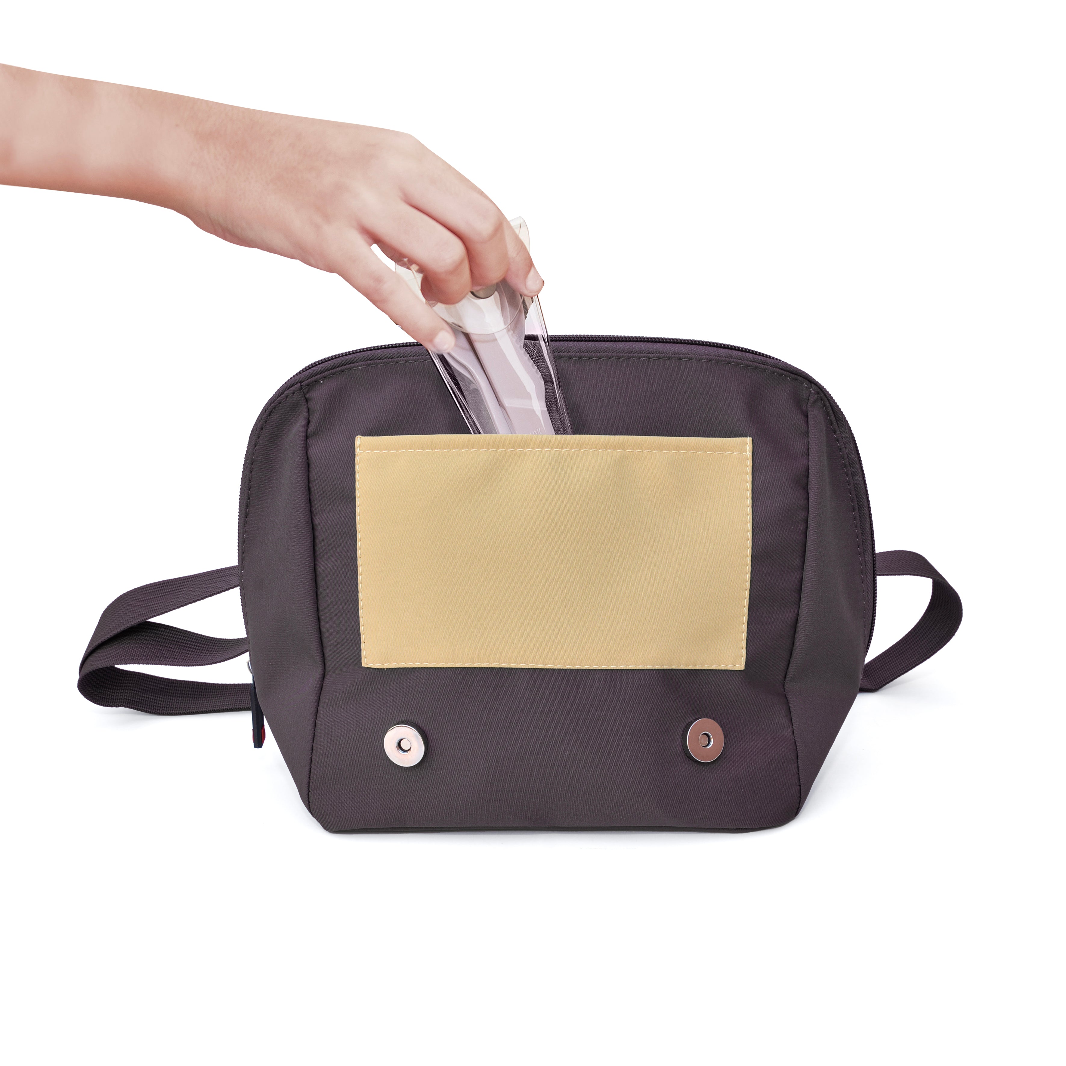 Smart Insulated Lunch Bag for Work & School - Fresh Grey - Keep Food Fresh & Cool All Day - Perfect for Office, Picnics & Outdoor Activities