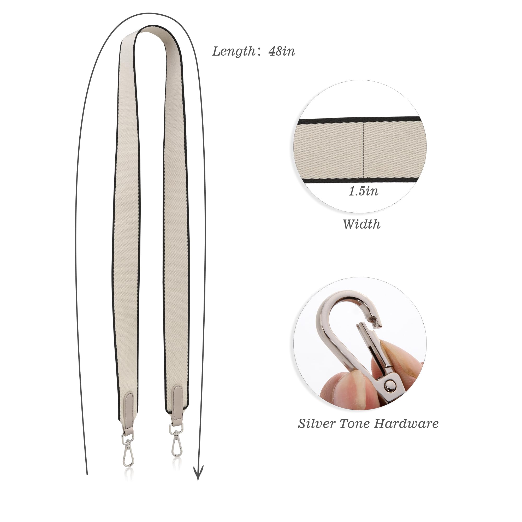 Montana West Purse Replacement Straps - Adjustable Crossbody Handbag Straps, Wide & Durable, Multiple Color Options | Perfect for Handbag Repair, Fashion Accessory Replacement & Everyday Use